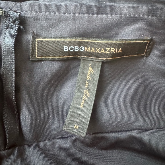 BCBG Max Azria Navy Babydoll Bubble Dress Size M - Picture 3 of 3